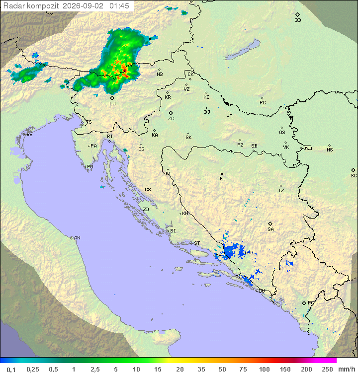 Padavine Hrvaška