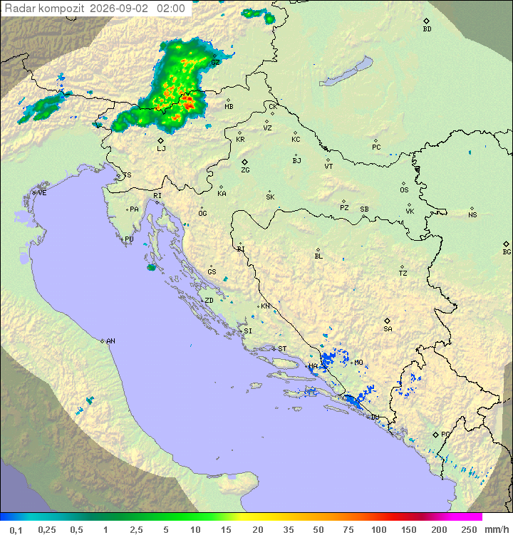 Padavine Hrvaška