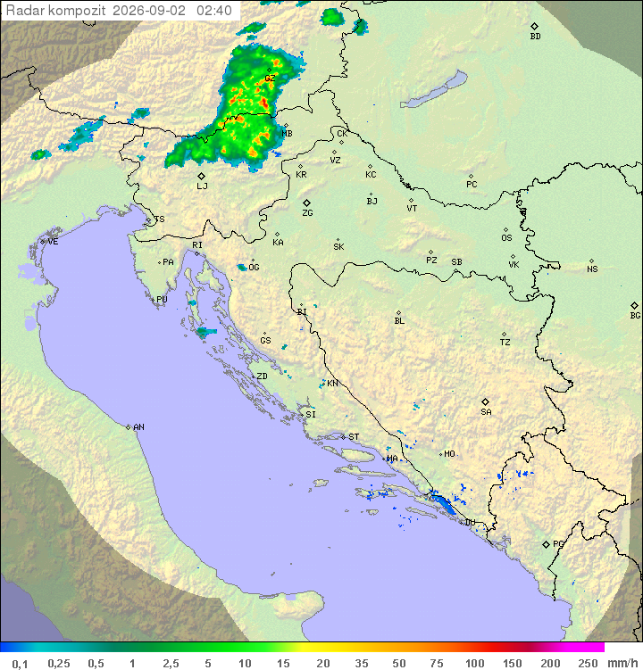 Padavine Hrvaška