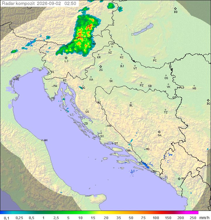 Padavine Hrvaška