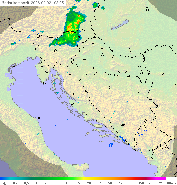 Padavine Hrvaška