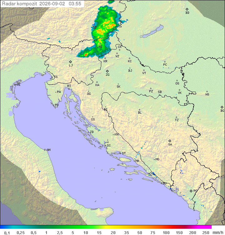 Padavine Hrvaška