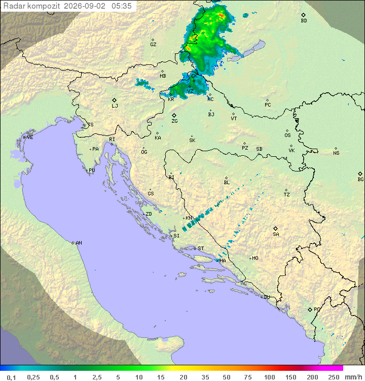 Padavine Hrvaška