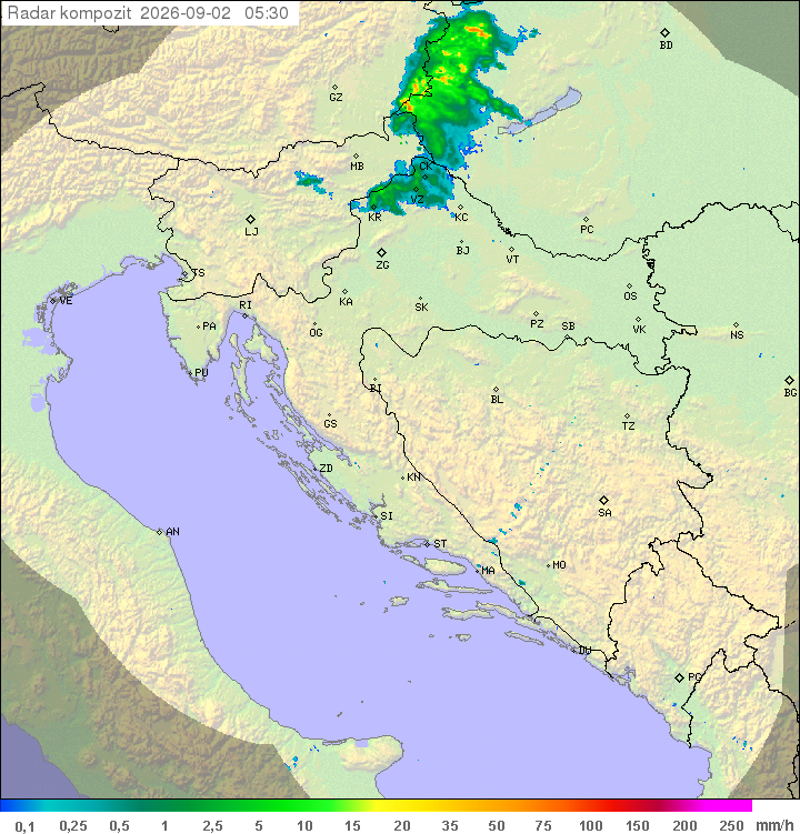 Padavine Hrvaška