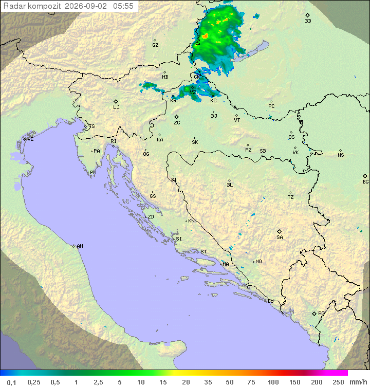 Padavine Hrvaška