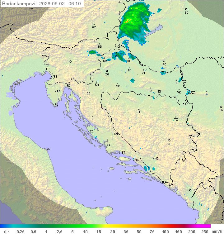 Padavine Hrvaška