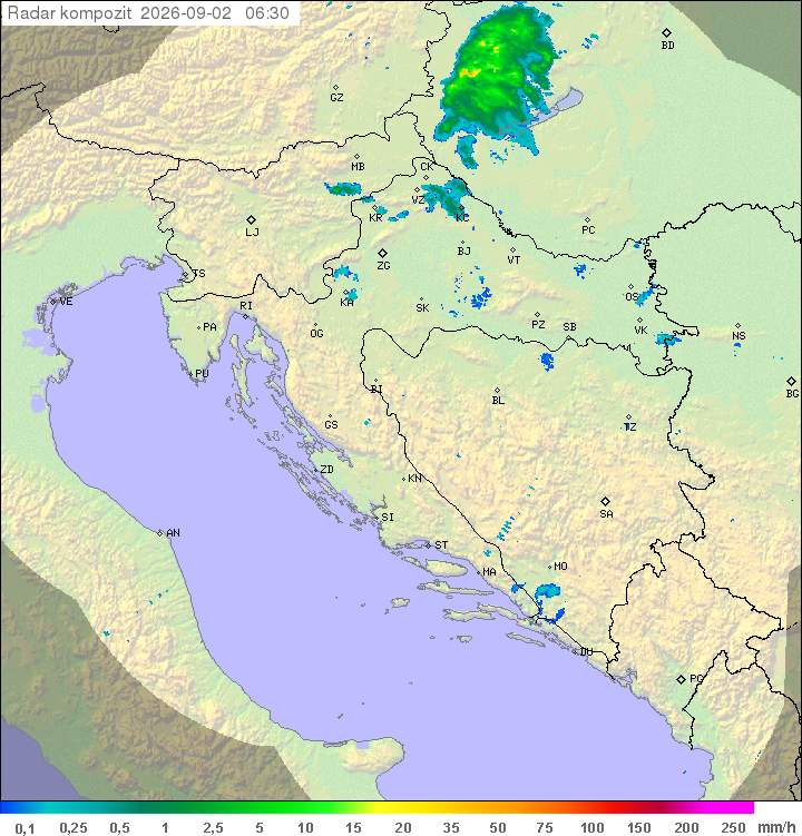 Padavine Hrvaška