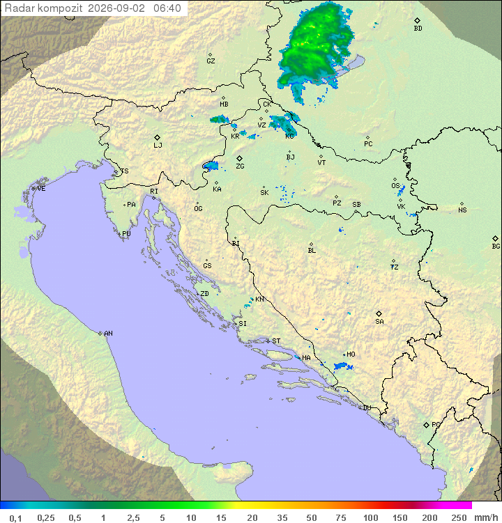 Padavine Hrvaška