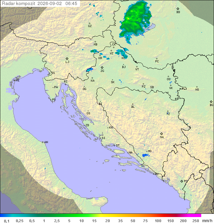 Padavine Hrvaška