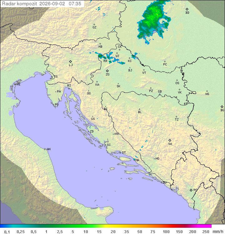 Padavine Hrvaška