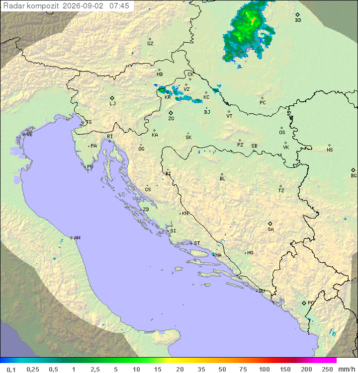 Padavine Hrvaška