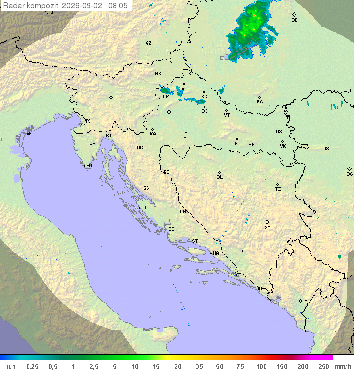 Padavine Hrvaška