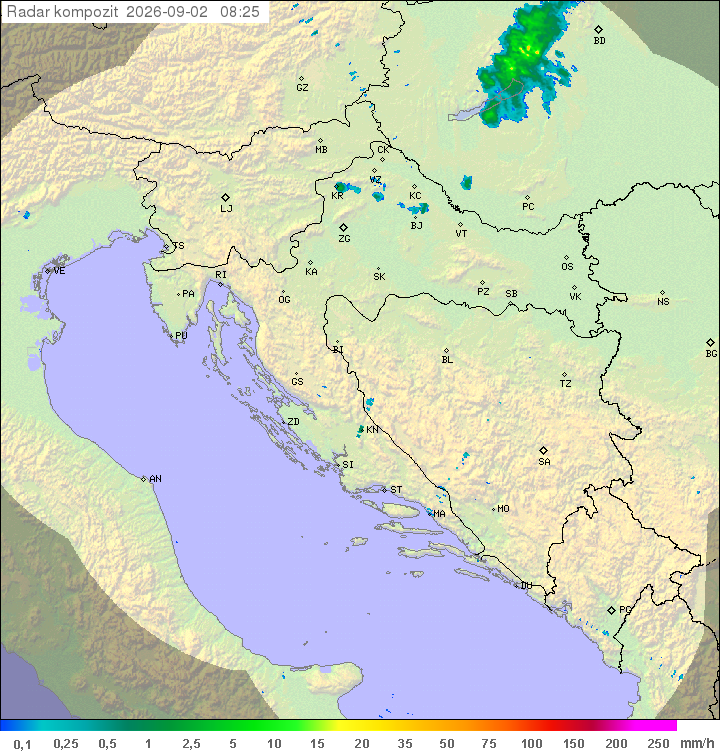 Padavine Hrvaška