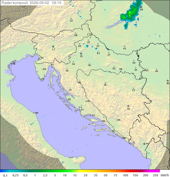 Padavine Hrvaška