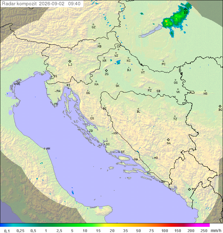 Padavine Hrvaška