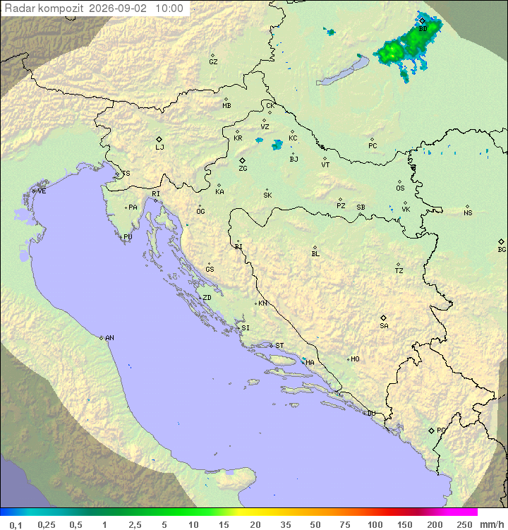 Padavine Hrvaška