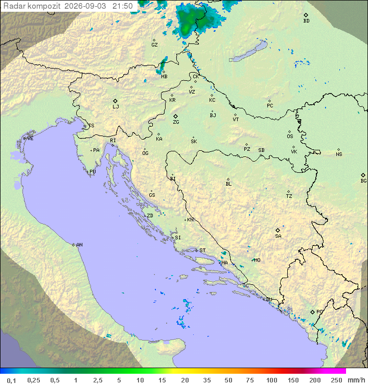 Padavine Hrvaška