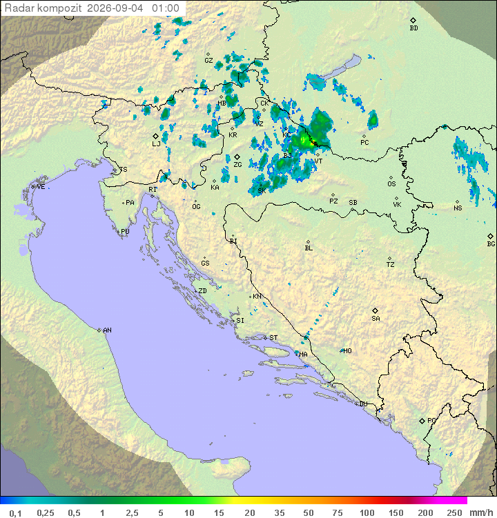 Padavine Hrvaška