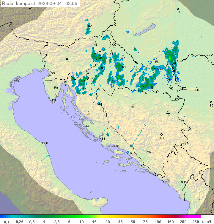 Padavine Hrvaška
