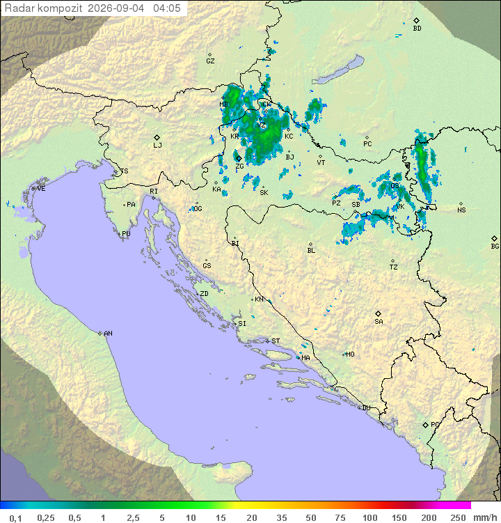 Padavine Hrvaška