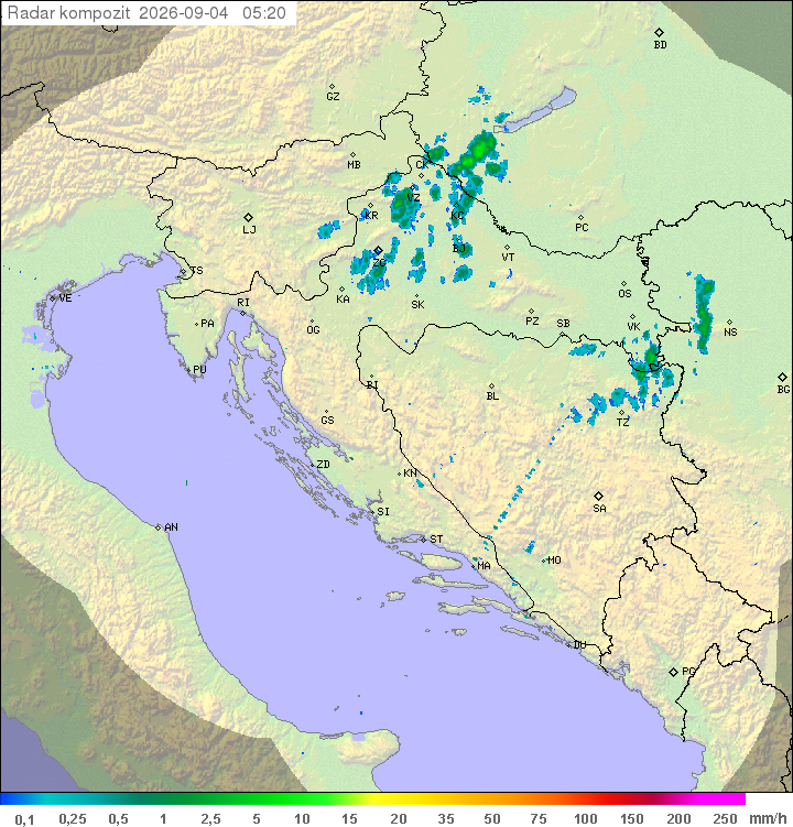 Padavine Hrvaška