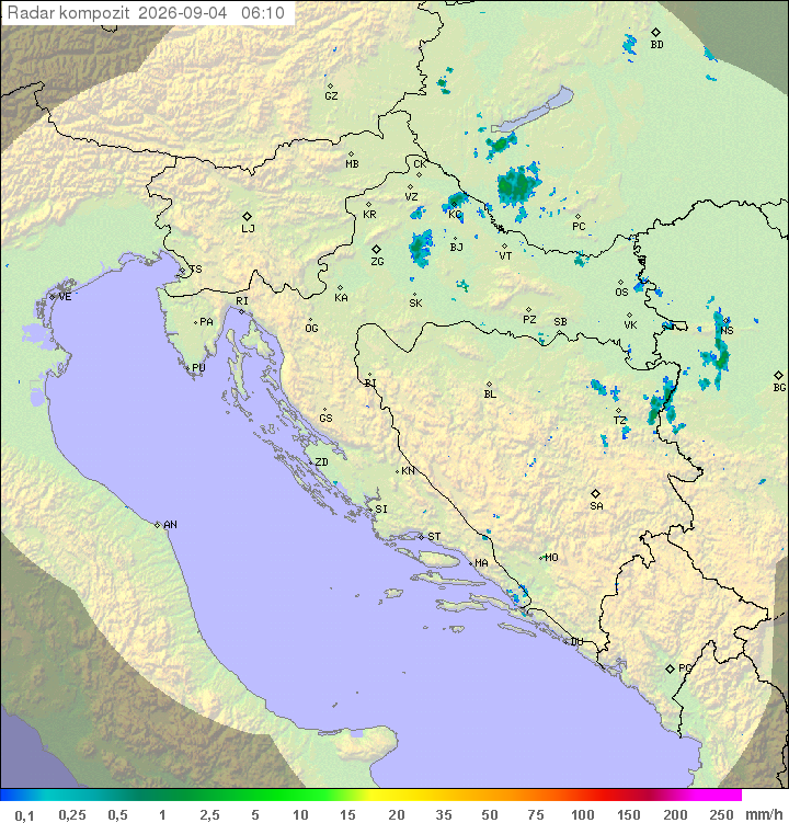 Padavine Hrvaška