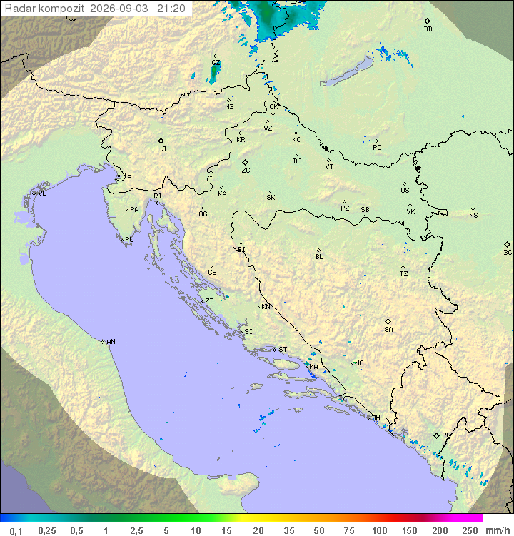 Padavine Hrvaška