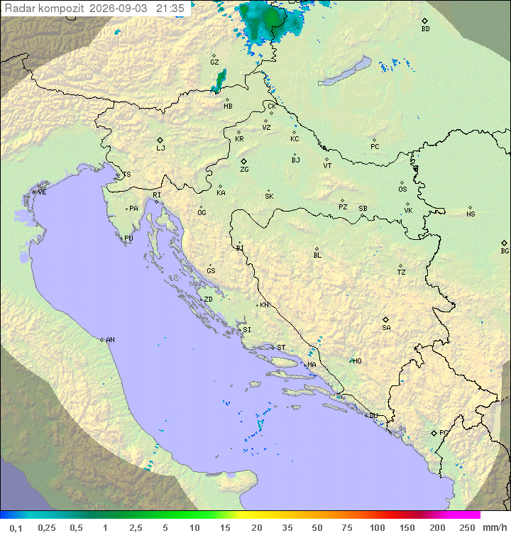 Padavine Hrvaška