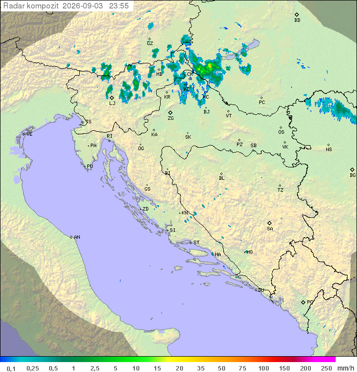 Padavine Hrvaška