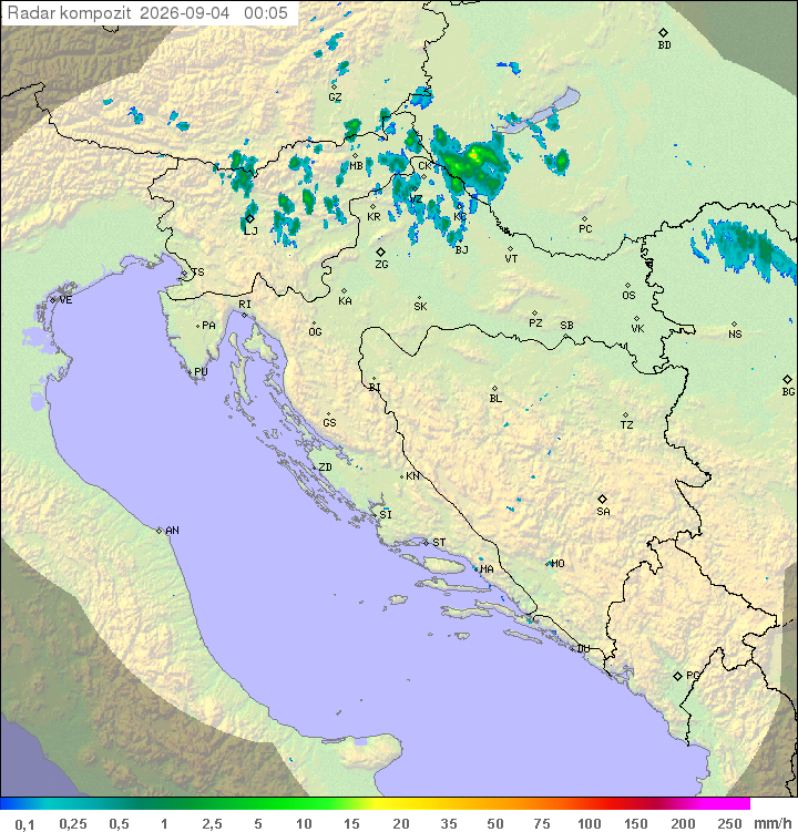 Padavine Hrvaška