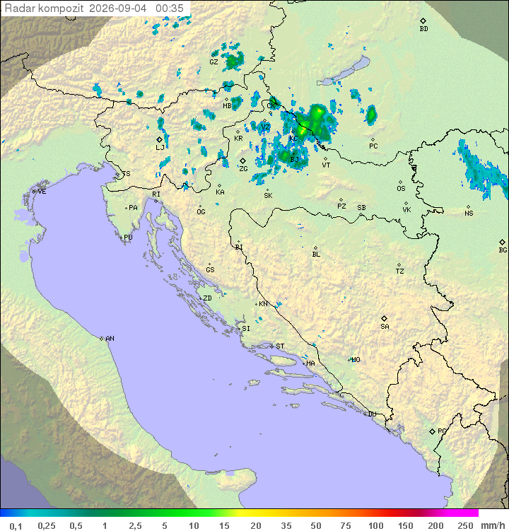 Padavine Hrvaška