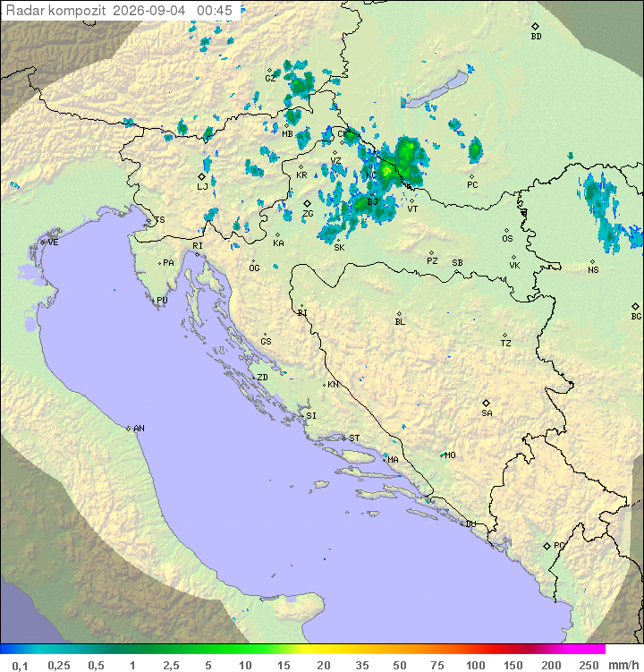 Padavine Hrvaška