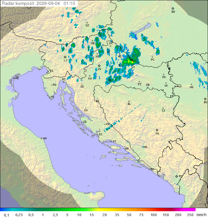 Padavine Hrvaška