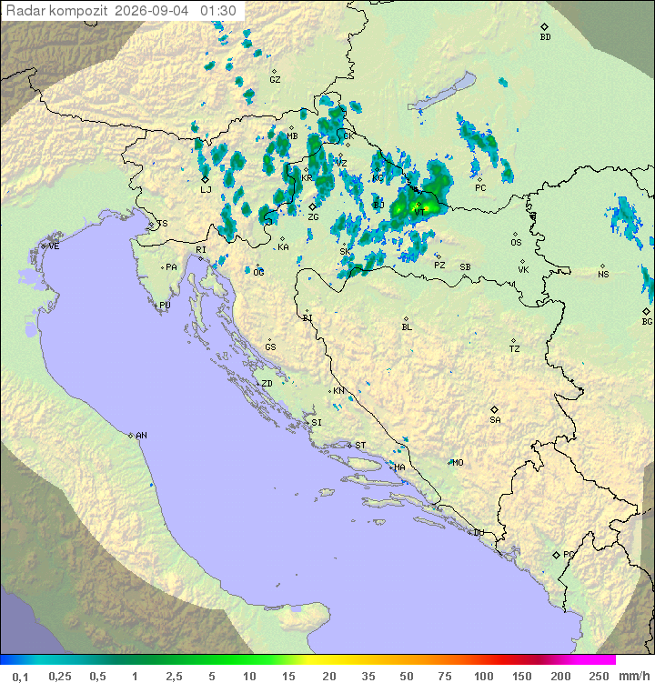 Padavine Hrvaška
