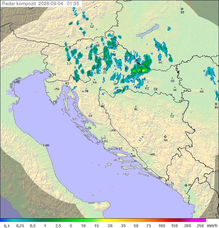 Padavine Hrvaška