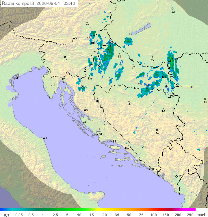 Padavine Hrvaška