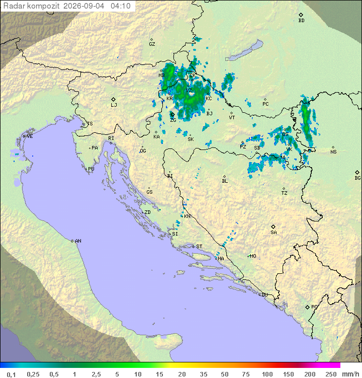 Padavine Hrvaška