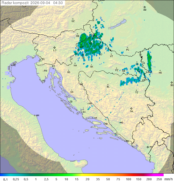 Padavine Hrvaška