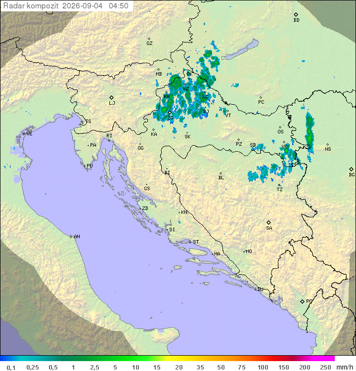 Padavine Hrvaška