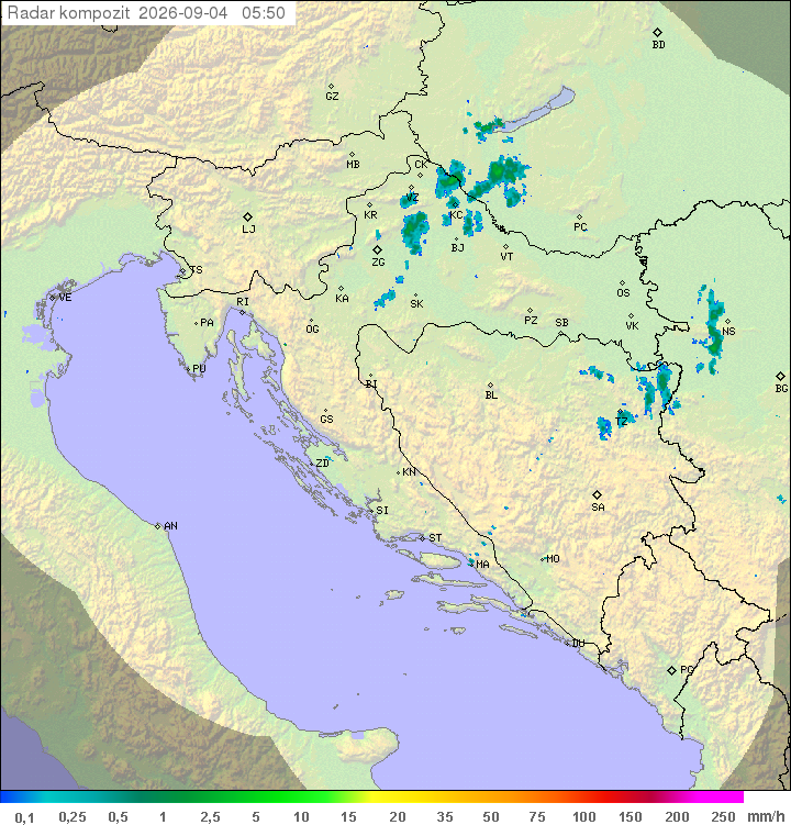 Padavine Hrvaška
