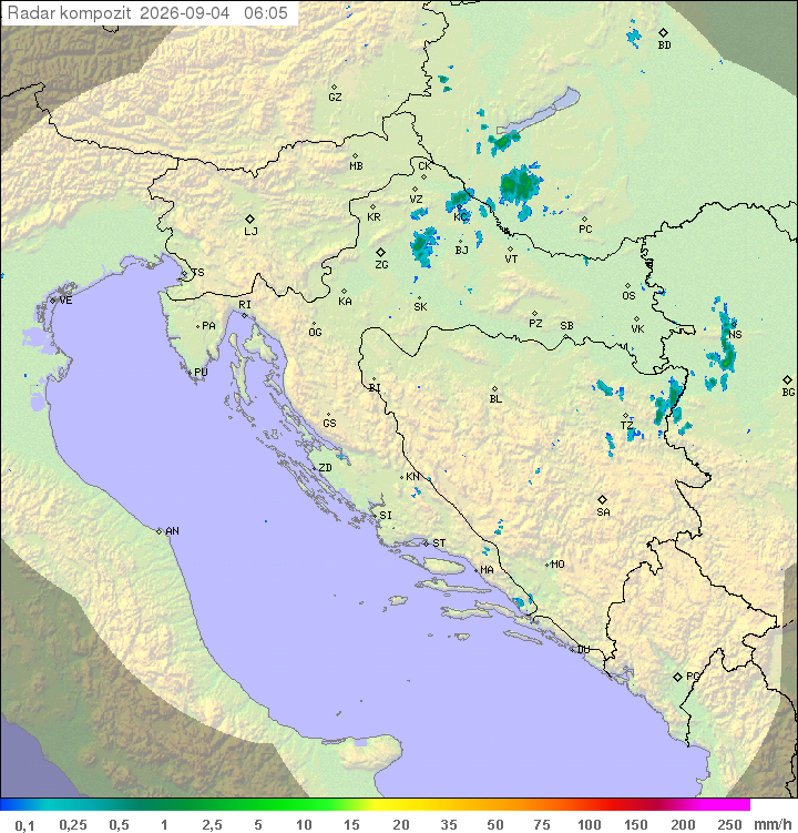 Padavine Hrvaška
