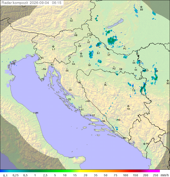 Padavine Hrvaška