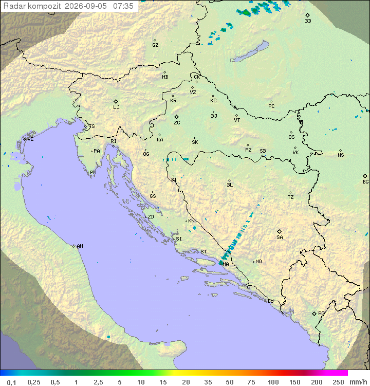 Padavine Hrvaška