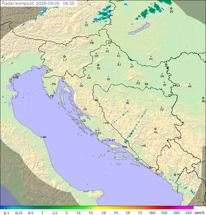 Padavine Hrvaška