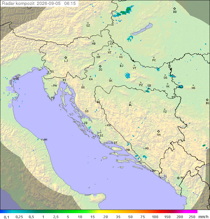 Padavine Hrvaška