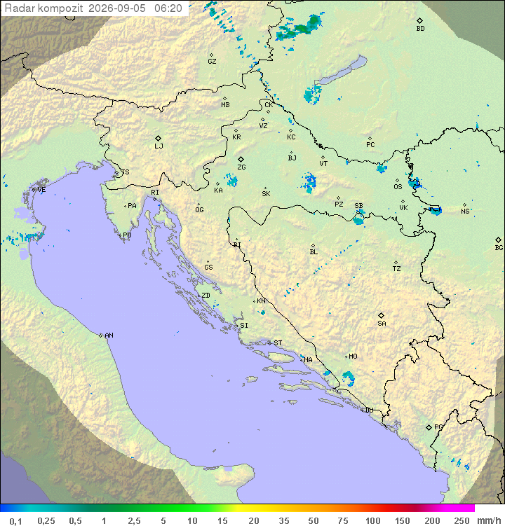 Padavine Hrvaška