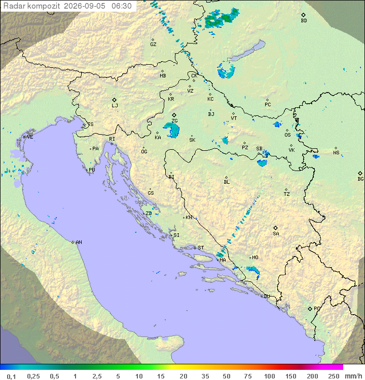 Padavine Hrvaška