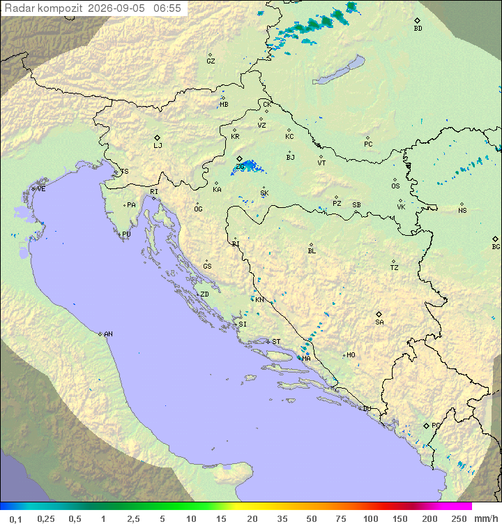 Padavine Hrvaška