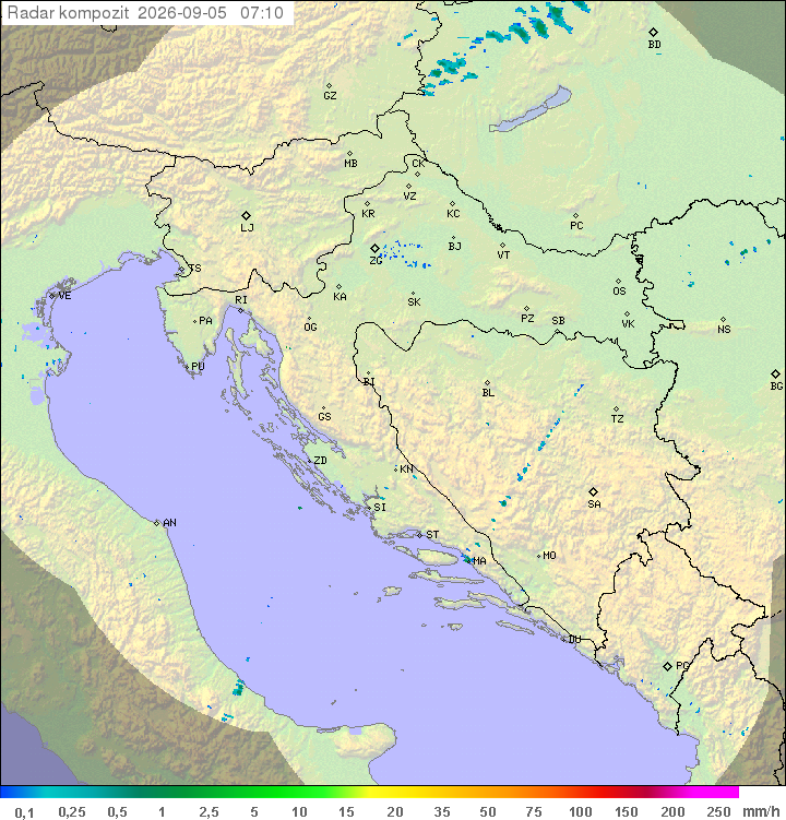 Padavine Hrvaška