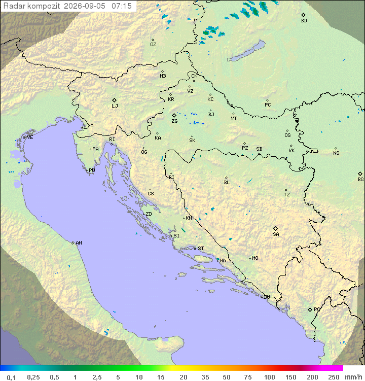Padavine Hrvaška